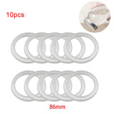 10Pcs Silicone Jar Gaskets Replacement Airtight Silicone Gasket Sealing Rings for Regular Mouth Canning Jar