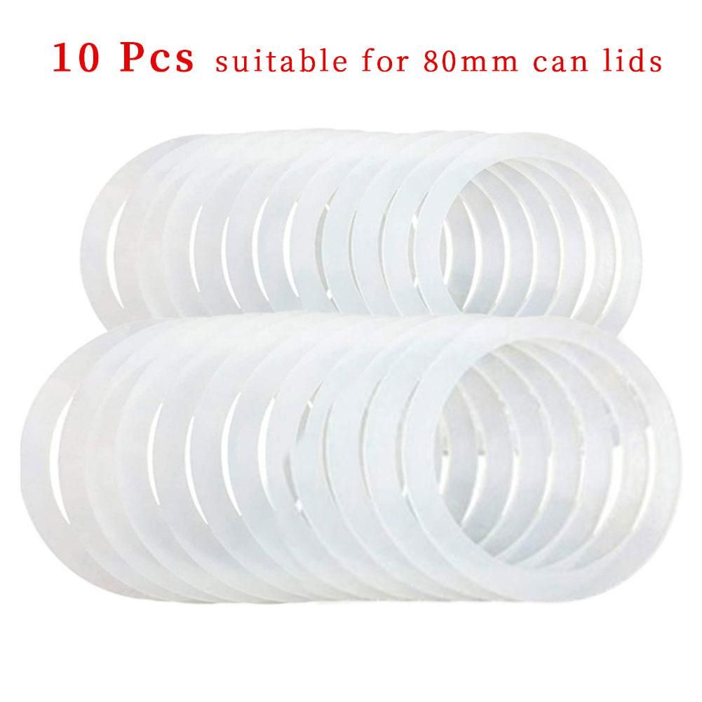 10Pcs Silicone Jar Gaskets Replacement Airtight Silicone Gasket Sealing Rings for Regular Mouth Canning Jar