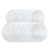 10Pcs Silicone Jar Gaskets Replacement Airtight Silicone Gasket Sealing Rings for Regular Mouth Canning Jar