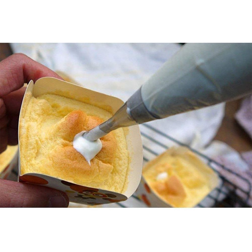 3PCS/Set Stainless Steel Cream Puff Nozzles Pastry Tips Piping Nozzles Cupcake Cake Decorating Tool