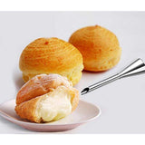 3PCS/Set Stainless Steel Cream Puff Nozzles Pastry Tips Piping Nozzles Cupcake Cake Decorating Tool - Low Angle
