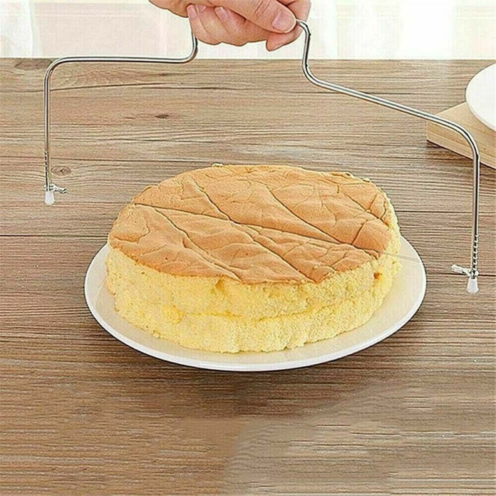Cake Leveller Layer Cutter Wire Adjustable Cake Cutter Leveler Cake Slicer for Wedding Birthday Layer Cakes