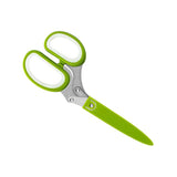 Herb Scissors with 5 Blades Kitchen Gadgets Cutter Chopper and Mincer Multipurpose Kitchen Scissors with Cover Brush Leaf Peeler