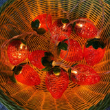 3 Meters 20LED Strawberry String Lights Battery Powered Indoor Outdoor Lighting Lamp for Wedding Home Birthday Garden Yard Patio Party Decorations