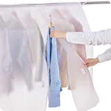 Clear Clothes Shoulder Rack Cover Suit Coat Dress Clothes Organizer Dustproof Protector for Home Bedroom
