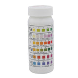 6 in 1 Water Test Strips Water Quality Testing Stripes in Pool Spas for Total Chlorine Free Chlorine Bromine Total Alkalinity Cyanuric Acid and Total Hardness