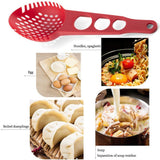 3 In 1 Multifunctional Spaghetti Spoon Claw Spoon Colander Spaghetti Measuring Tool for Kitchen Cooking Hot Pot - Top-Down View