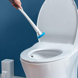 Toilet Brush Disposable Toilet Cleaning System with 10 Disinfecting Toilet Brush Refill Heads Powerful Cleaning System Toilet Brush Kit