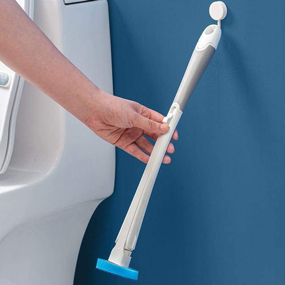 Toilet Brush Disposable Toilet Cleaning System with 10 Disinfecting Toilet Brush Refill Heads Powerful Cleaning System Toilet Brush Kit