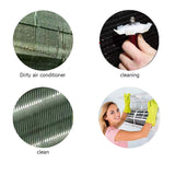Stainless Steel Air Conditioning Fin Comb Cleaner Repair Tool for Linear Condenser - Top-Down View