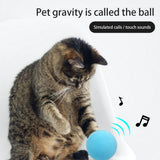 3PCS Cat Ball Toy Interactive Cat Toy Cat Catnip Toys for Cat Exercise Stimulates Cat Instinct to Hunt - 45-Degree Angle