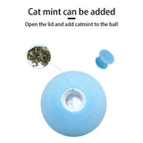 3PCS Cat Ball Toy Interactive Cat Toy Cat Catnip Toys for Cat Exercise Stimulates Cat Instinct to Hunt - Close-Up Angle
