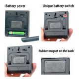 Digital Mini Kitchen Timer Alarm Clock Digital Cooking Timer Portable Magnetic Countdown Timer for Barbecue Spa Cooking