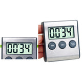 Digital Mini Kitchen Timer Alarm Clock Digital Cooking Timer Portable Magnetic Countdown Timer for Barbecue Spa Cooking