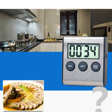 Digital Mini Kitchen Timer Alarm Clock Digital Cooking Timer Portable Magnetic Countdown Timer for Barbecue Spa Cooking - Extra Image