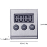 Digital Mini Kitchen Timer Alarm Clock Digital Cooking Timer Portable Magnetic Countdown Timer for Barbecue Spa Cooking - Extra Image