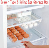 Egg Storage Rack Drawer Egg Storage Safety Durable Kitchen Egg Storage Container Fridge Egg Drawer Organizer