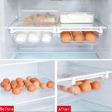Egg Storage Rack Drawer Egg Storage Safety Durable Kitchen Egg Storage Container Fridge Egg Drawer Organizer
