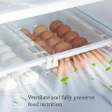 Egg Storage Rack Drawer Egg Storage Safety Durable Kitchen Egg Storage Container Fridge Egg Drawer Organizer