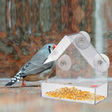 Clear Glass Window Bird Feeding Window Bird Feeders Clear Acrylic Glass Window Bird Feeder - Extra Image