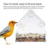 Clear Glass Window Bird Feeding Window Bird Feeders Clear Acrylic Glass Window Bird Feeder