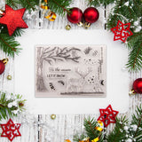 Christmas Clear Stamps Christmas DIY Silicone Clear Stamps Cute Stamps for Card Making Crafting Scrapbooking Album