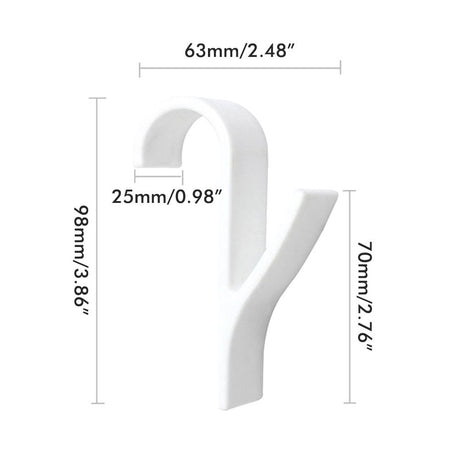 Bathroom Radiator Hanger for Heated Towel Radiator Rail Clothes Hanger Bath Hook Holder, image 2