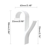 Bathroom Radiator Hanger for Heated Towel Radiator Rail Clothes Hanger Bath Hook Holder - Front View
