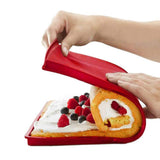 Swiss Roll Cake Mat Flexible Baking Tray Sheet Jelly Roll Pan Silicone Mold - Rear View