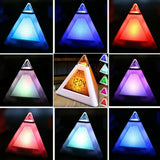 Electric Digital LED Alarm Clock Color Changing Battery Operated Alarm Clock Kids Bedroom Calendar - Extra Image