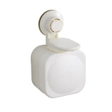 Vacuum Suction Soap Dispenser Wall Mounted Liquid Lotion Holder Punch Free Soap Dispenser
