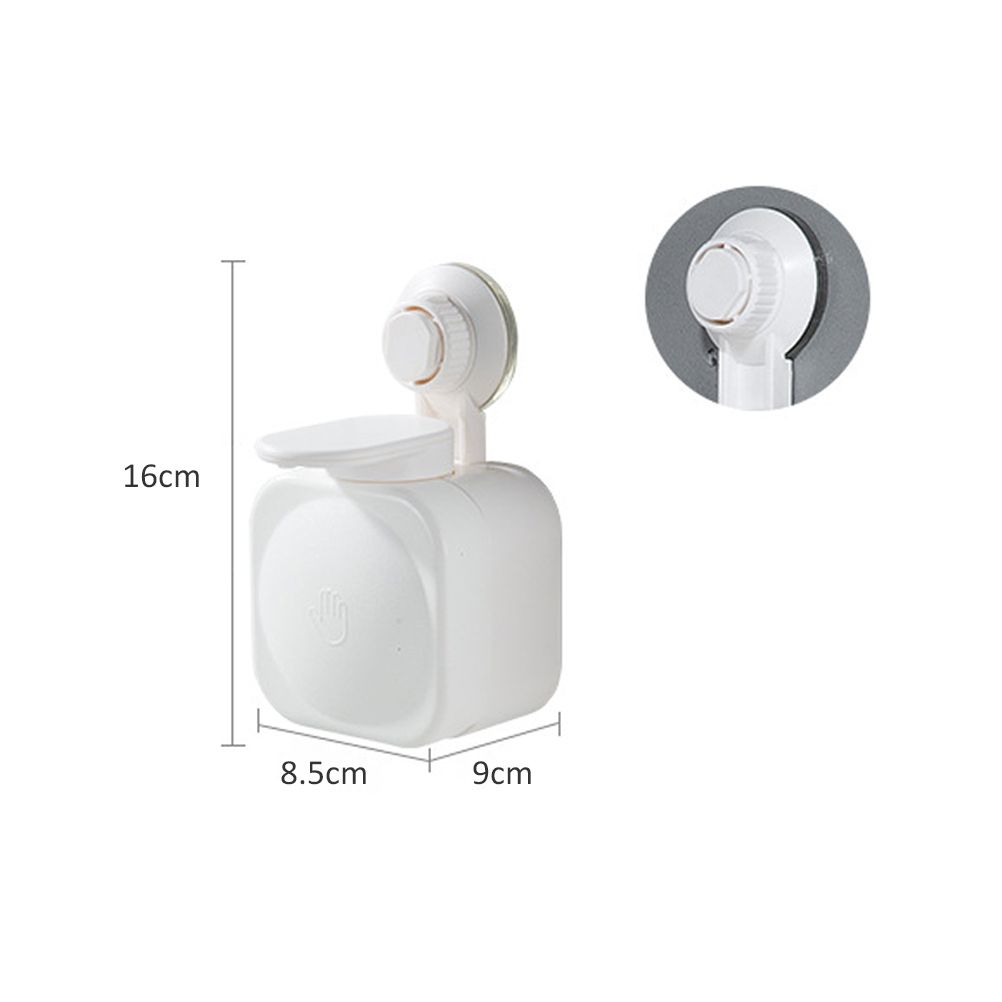 Vacuum Suction Soap Dispenser Wall Mounted Liquid Lotion Holder Punch Free Soap Dispenser