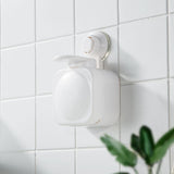 Vacuum Suction Soap Dispenser Wall Mounted Liquid Lotion Holder Punch Free Soap Dispenser