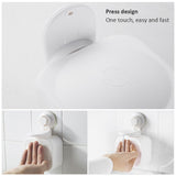 Vacuum Suction Soap Dispenser Wall Mounted Liquid Lotion Holder Punch Free Soap Dispenser