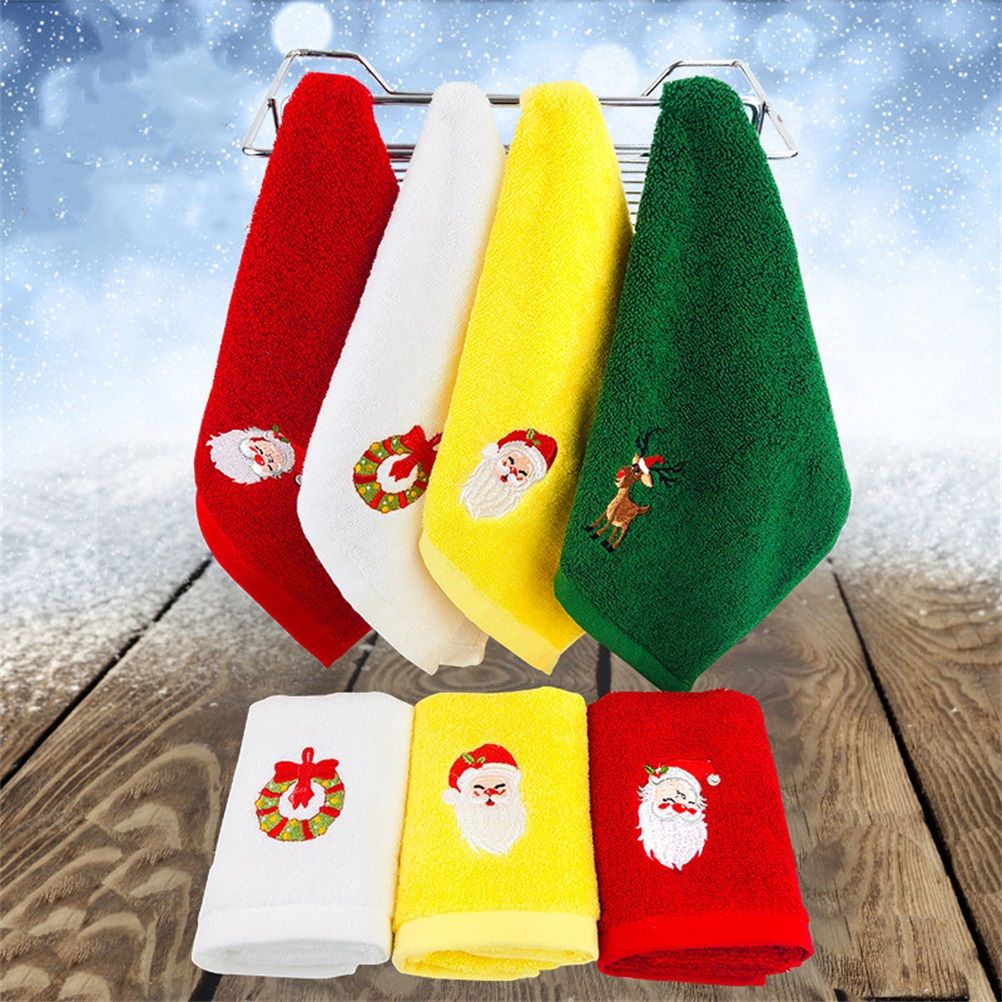 Cotton Christmas Hand Towels Premium Dish Towels Kitchen Towel Set for Home Kitchen Bar Towels
