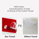 Cotton Christmas Hand Towels Premium Dish Towels Kitchen Towel Set for Home Kitchen Bar Towels - Low Angle