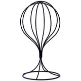 Modern Metal Hat Stands Hollow Balloon Design Tabletop Decorative Wig Holders