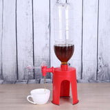 Hand Pressure Carbonated Beverage Machine Fizzy Soft Soda Dispenser for All Bottle Drinks - Low Angle