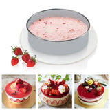 12PCS/Set Round Biscuit Cutter Stainless Steel Cutter Set Pastry Cutters for Donut and Scone Circle Cutter Cake Ring Molds - Side View