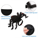 Pet Spider Costume Halloween Pet Spider Clothes Dog Cat Horror Simulation Plush Spiders Dress Up Costume