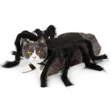 Pet Spider Costume Halloween Pet Spider Clothes Dog Cat Horror Simulation Plush Spiders Dress Up Costume
