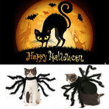 Pet Spider Costume Halloween Pet Spider Clothes Dog Cat Horror Simulation Plush Spiders Dress Up Costume - Extra Image