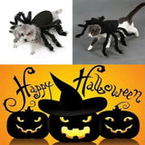 Pet Spider Costume Halloween Pet Spider Clothes Dog Cat Horror Simulation Plush Spiders Dress Up Costume - Extra Image
