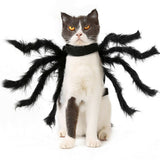 Pet Spider Costume Halloween Pet Spider Clothes Dog Cat Horror Simulation Plush Spiders Dress Up Costume - Extra Image