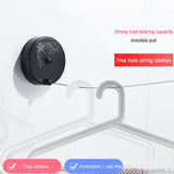 Stainless Steel Indoor Clothesline Punch Free Bathroom Clothesline Wire Rope Stealth Telescopic Balcony Shrink Drying Rack