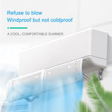 Air Conditioning Windshield Telescopic Outlet Deflector Air Cooled Baffle - 45-Degree Angle