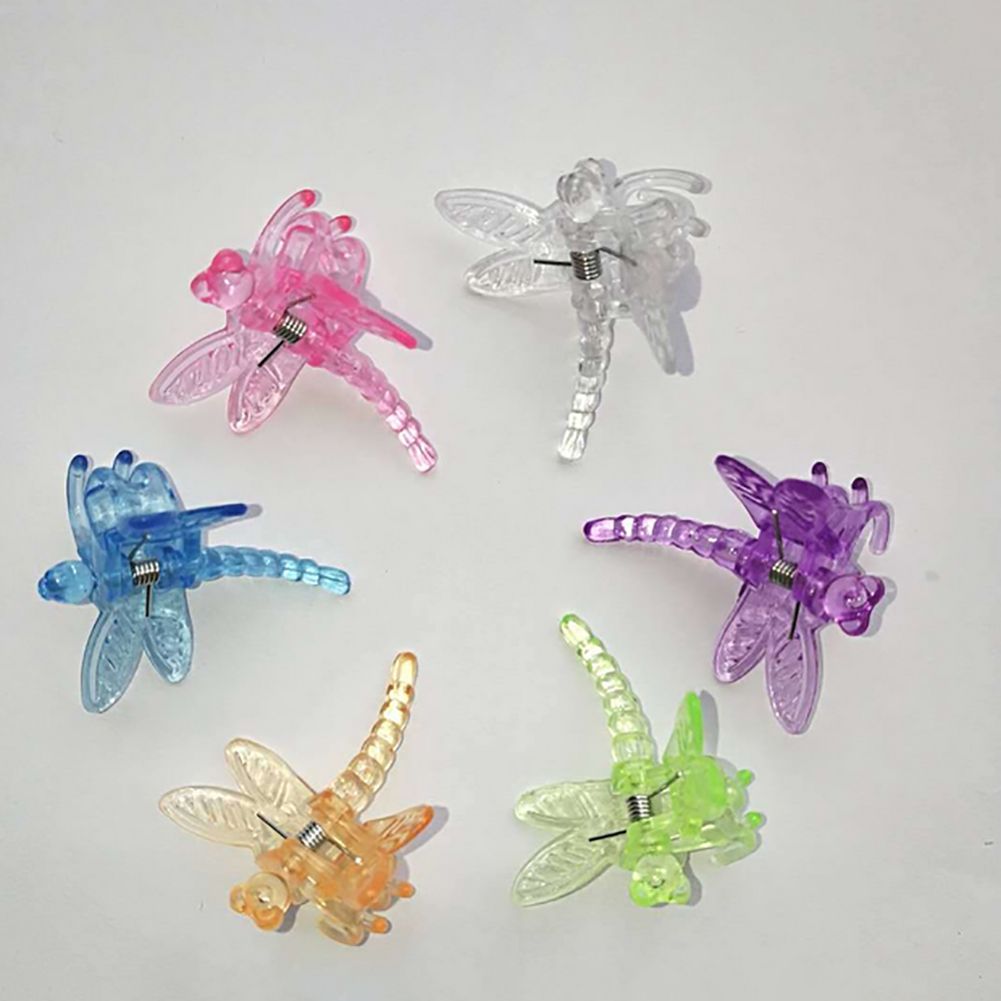 30 Pcs Dragonfly Orchid Clips Plastic Garden Plant Support Clips Flower Vine Clips