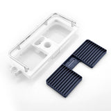 Adjustable Bathroom Shelf Rack Storage Holder Shower Rod Mounted Shampoo Gel Draining Organizer
