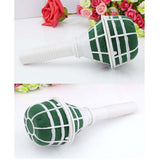 6PCS Bouquet Holders Foam Floral Handle Lightweight DIY Bouquet Accessories for Bridal - Top-Down View