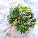 6PCS Bouquet Holders Foam Floral Handle Lightweight DIY Bouquet Accessories for Bridal - 45-Degree Angle